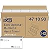 Tork Xpress multifold papieren handdoeken 471093 – H2 universele vouwhanddoeken – meervoudig gevouwen, 1-laags, wit – 12…