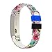 GeekSpark for Fitbit Versa Bands, Colorful Leather Replacement Accessories Wristbands with Stainless Metal Clasp for Fitbit Versa Smart Watch