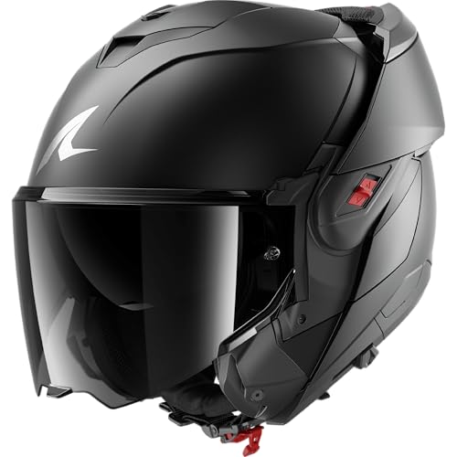 , Casco Moto Modular OXO DARK SHADOW Black Mat Titan A08, XS