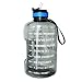BuildLife Gallon Water Bottle with Straw - 128oz Large Water Bottles with Times to Drink More Daily - BPA Free Motivational Water Bottle 1 Gallon for Sports Outdoor(Gray, 1 Gallon)