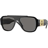 Versace VE4436U Square Sunglasses for Men +BUNDLE with ACCESSORY EYEWEAR KIT