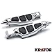 Krator Stiletto Motorcycle Foot Pegs Footrests Left+Right For Honda Fury 2009-2013 Rear
