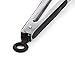 Oberhaus 9-Inch & 12-Inch Premium Black Silicone Tongs 2 Pack (Available Colors: Black, Red, Green, and Pink)