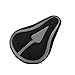 Sportsun Bike Seat Cover Triangular Groove Cushion Saddle Bicycle Cover –Memory Foam Padded Thicken Silicone Softness-7.9’’x 11’’x 0.8’’