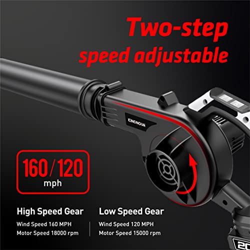 Snow Blower Cordless Leaf Blower Werktough 20V B001 With 2.0A