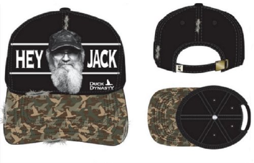 Duck Dynasty Men's Hey Jack Si Baseball Cap, Black, One Size