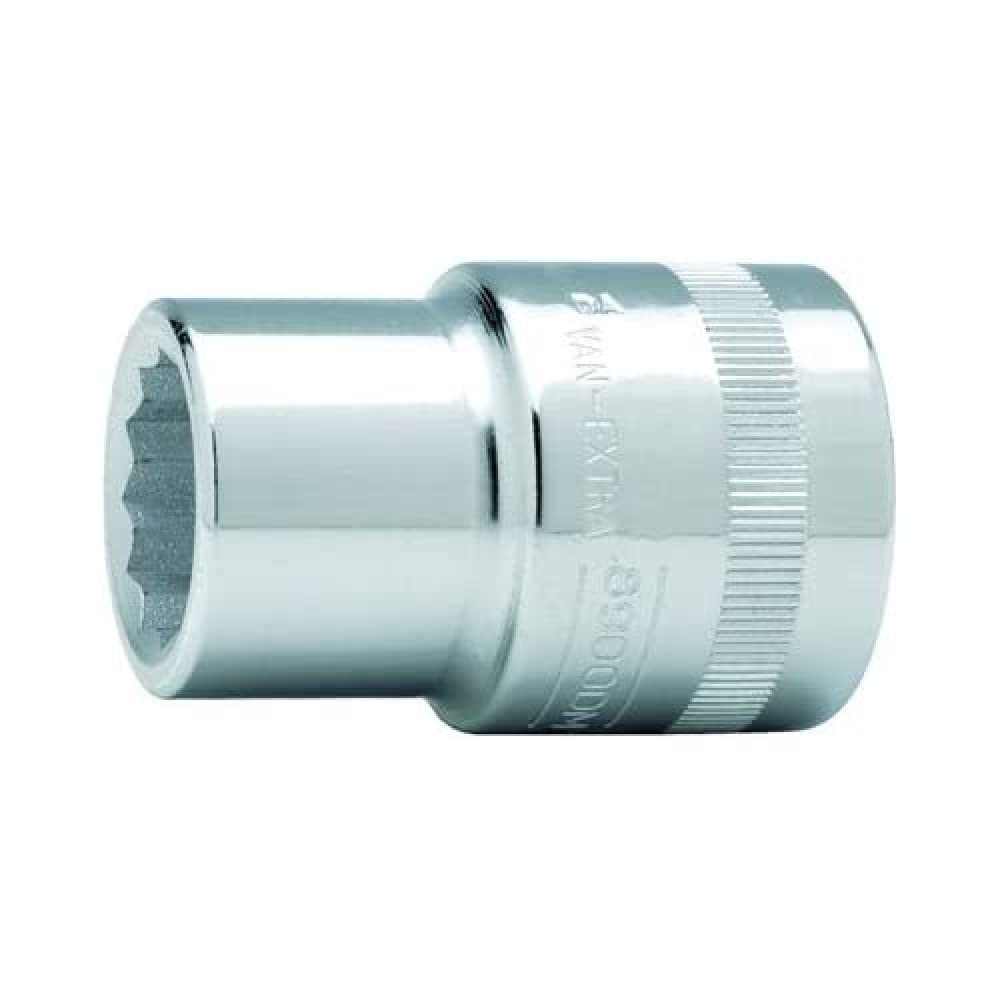 Bahco 8900DM-33 Standard Length Socket, Silver, 3/4-Inch Bi-Hex 33 mm