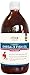 Viva Naturals Liquid Omega 3 Fish Oil Crisp Apple Flavor - Great Tasting & Burpless Flavored Fish Oil - 16.9 fl. oz (500 ml)