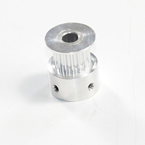RobotDigg HTD3M Timing Pulley 16 Teeth 6.35mm Bore for 9mm Wide HTD3M Timing Belt Aluminum Alloy HTD3M Synchronous Pulley Pack of 2
