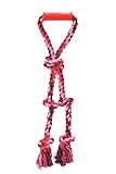 BINGPET Safe Durable Braided Dog Cotton Rope Toy Soft Tough Assorted Chew Toys for Medium Dogs