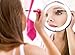 Sanheshun 7X Magnifying Lighted Travel Makeup Mirror,Touch Activated, Locking Suction Mount, Battery Operated, Round
