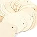 Juvale 48 Pack 3 Inch Wooden Circles for Holiday Crafts, DIY Wooden Circle Ornaments, Blank Wood Disks for Christmas Tree Decorations, 2.8 x 0.08 x 3 Inches