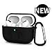 AirPods Pro Case, OHUI Soft Silicone Full Protective Shockproof Cover with Keychain Set Compatible for Apple AirPods Pro (Front LED Visible)