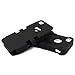 iPhone 4S Case, MagicMobile Hybrid Impact Shockproof Cover Hard Armor Shell and Soft Silicone Skin Layer [ Black - Black ] with Screen Protector and Stylus
