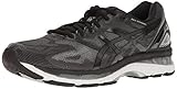 ASICS Men's Gel-Nimbus 19 Running Shoe, Black/Onyx/Silver, 11.5 M US