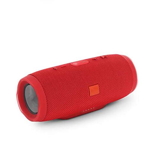 Haut-Parleur Portable Bluetooth étanche Voyage en Plein airRouge sans Fil Audio 213mmx87mm de Subwoofer de Haut-Parleur de Bluetooth de Tissu