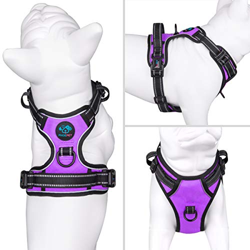 thumbnail image 2 of No-Pull Dog Harness For Small Dogs - Reflective Vest With Front Clip 2 of 10