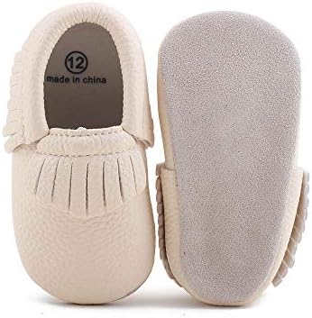 Soft Sole Leather Baby Shoes Infant Toddler Anti Slip Moccasins Crib Shoes