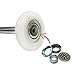 13 Ball Nylon Garage Door Rollers (4 Inch Stem) Sealed Bearing (10 Pack) primary