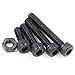 Hilitchi 460-Piece Alloy Steel Socket Cap Screws Hex Head Bolt Nuts Assortment Kit with Box, M3 M4 M5 Thread Size, Black Oxide Finish