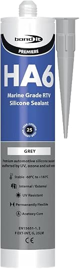 Truly PVC Bond It Black HA6 Silicone Sealant 310ml EU3 Cartridge view 4