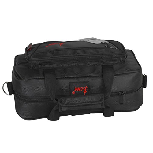 image for Homyl Clarinet Oboe Case Cover Padded Gig Bag Slant Pocket Bag with Sh