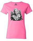 Shop4Ever® Marilyn Monroe Tattoo Women's T-Shirt Blonde Bombshell Shirts