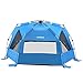 ENKEEO Pop Up Beach Tent, Automatic Easy Set Up Family Tent Instant Sun Shelter, with UPF 50 Plus Sun Protection, Full Privacy Door & Sitting Mat and Carry Bag for Outdoor Camping, Fishing, Hiking