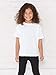 Sublivie Toddler 100% Polyester Crew Neck Short Sleeve Sublimation T-Shirt, White, 3T