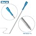 60 Pcs 3.2 Inch Ballpoint Pen Refills for Big Diamond Crystal Pen Black and Blue Ink Ballpoint Pen Replacement Refills