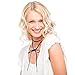 Caydo 12 Pieces Black Choker Necklace Lace Choker Tattoo Necklace for Women and Girls