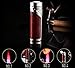 Larruping Red Torch Jet Lighter Windproof Refillable Gas Butane Torch Lighter with Punch Butane Window, Gift Box, (Without Fuel)