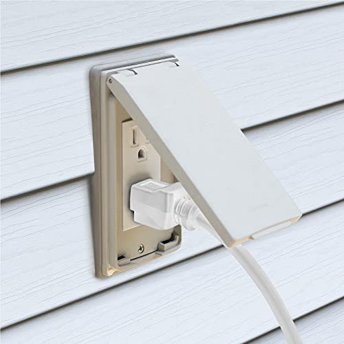 Clear Power 12ft Outdoor Extension Cord, 3Prong, 16 Gauge General