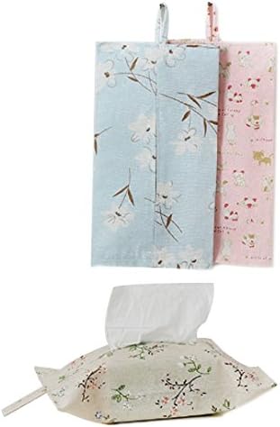 Xhanry One Size Fits All Tissue Box Cover for Kleenex, Preference, Envision, Angelsoft and more, Fit Rectangular Paper , Office Kitchen Bath Living pink