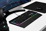 Corsair K55 RGB PRO XT Membrane Keyboard UK QWERTY IP42 Black view 12