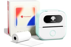 Phomemo Sticker Printer - Y02C Mini Pocket Sticker Printer,Portable Thermal Bluetooth Pocket Printer,Mini Sticker Printer for