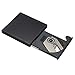 ZSTBT USB 2.0 External Portable CD-RW DVD ROM Combo Burner Drive for Laptop Notebook PC Desktop Computer(Black)