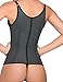 Ann Chery Womens Latex Classic Waist Cincher Semi Vest, black, size 40