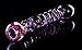 D&L sexy crystal glass stick purple