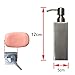 HOUJIN Stainless Steel Soap Dispenser, Hand Soap Dispenser Pump Bottle for Essential Oils, Lotions, Liquid Soaps, Shampoo Shower Gel Hand Lotion Bottle for Kitchen and Bathroom