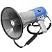 Seismic Audio Speakers Professional Transistor Megaphone, Large Bell Megaphone With Detachable Microphone, PA/DJ/Live Sound Use