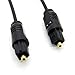 1.0M Black Digital Fiber Optical Audio SPDIF TosLink Cable