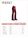 Lock and Love WB961 Womens Slim-Fit Bootleg Yoga Pants L Black