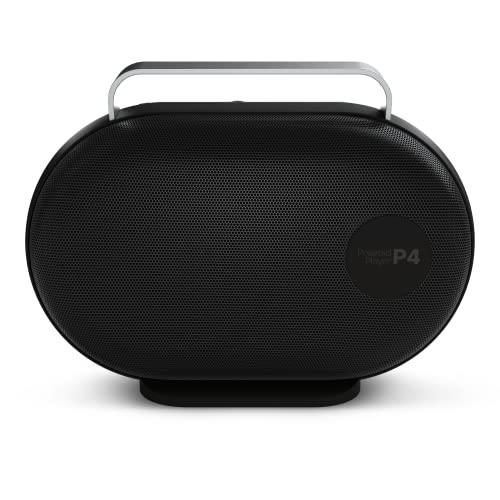 Polaroid P4 Music Player (Black) – Powerful Large Room Wireless Bluetooth Speaker Rechargeable with Dual Stereo Pairing