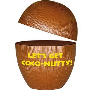 Luau Cup - Paper Novelty Coconut - Each