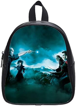 Harry Potter and the Deathly Hallows Custom Kids School High-Grade PU Leather Backpack (Small)