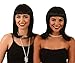 Kangaroo Womens Peggy Sue Wig - Cosplay Wig Costumes for Women - Costume Wigs with Bangs - Kids Cleopatra Wig - Cleopatra Bob Style Wig - black cleopatra wig - Halloween Party Costume Wig Black