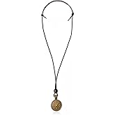 Norse Alley Viking Runes Pendant – Viking Symbol Necklace with Adjustable Leather Cord