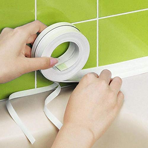 Kaimu Kitchen Bathroom Wall Sealing Tape Waterproof Mold Proof Adhesive Tape Masking Tape