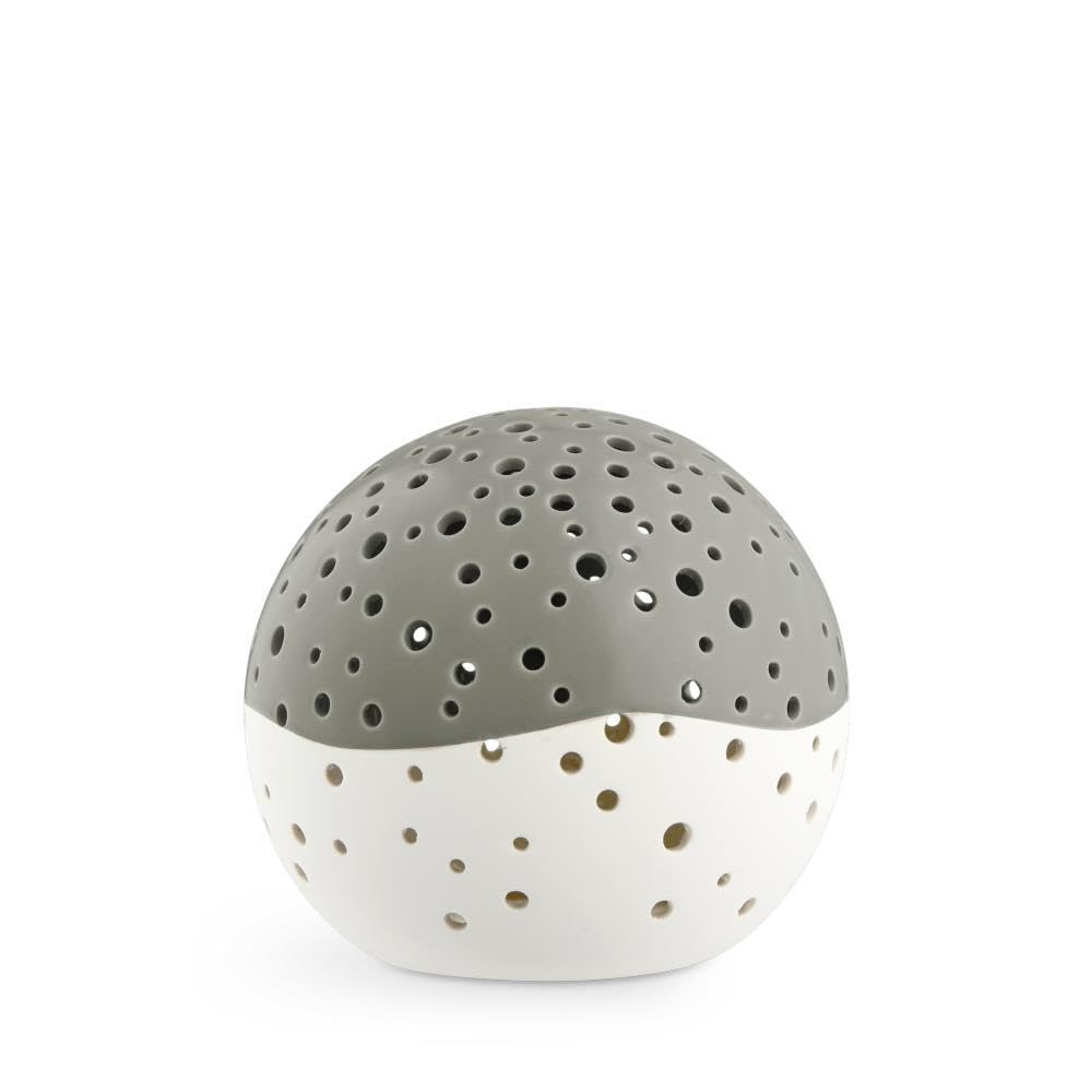 Kähler Tealight Holder, Porcelain, Olive Green, 14 cm